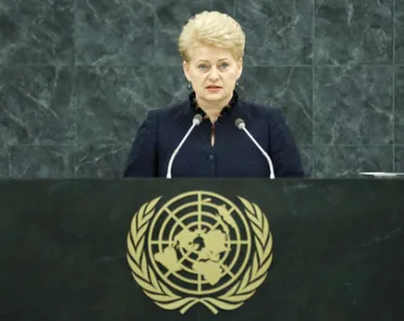 Portrait of H.E. Mrs. Dalia Grybauskaitė (President), Lithuania