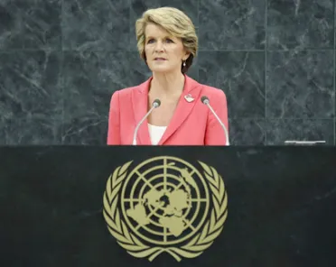 Portrait of H.E. Mrs. Julie Bishop (Minister for Foreign Affairs), Australia