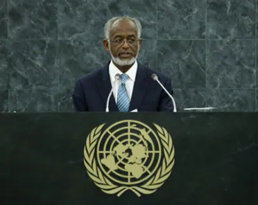 Retrato de (cargo + nombre) Su Excelencia Ali Ahmed Karti (Ministro de Asuntos Exteriores), Sudán