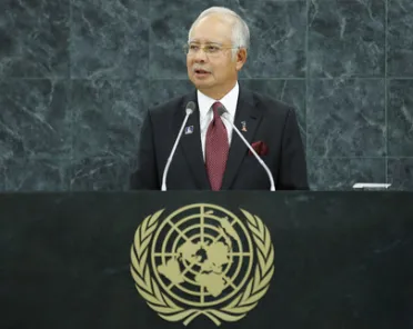 (职位+姓名)的照片 先生阁下 Dato’ Sri Mohd Najib Bin Tun Haji Abdul Razak (总理), 马来西亚