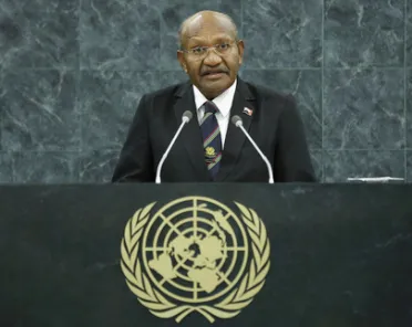 Portrait of His Excellency Leo Dion (Deputy Prime Minister), Papua New Guinea