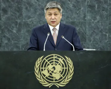 Portrait of His Excellency Erlan Abdyldayev (Minister for Foreign Affairs), Kyrgyzstan