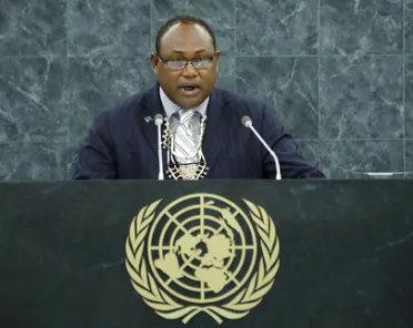 Portrait of His Excellency Manasseh Maelanga (Deputy Prime Minister), Solomon Islands