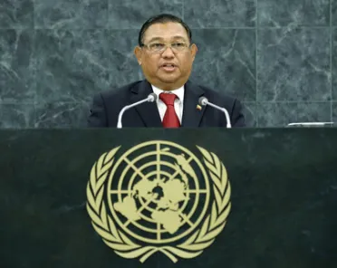 Portrait of His Excellency U Wunna Maung Lwin (Minister for Foreign Affairs), Myanmar