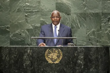 Portrait of His Excellency Sam Kahamba Kutesa (President of the General Assembly), President of the General Assembly (opening)