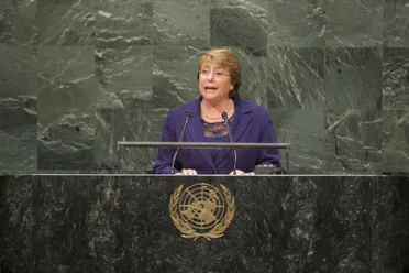 Portrait of H.E. Mrs. Michelle Bachelet Jeria (President), Chile