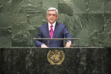 Portrait of His Excellency Serzh Sargsyan (President), Armenia