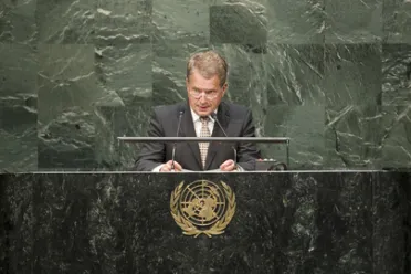 Portrait de (titres de civilité + nom) Son Excellence Sauli Niinistö (Président), Finlande