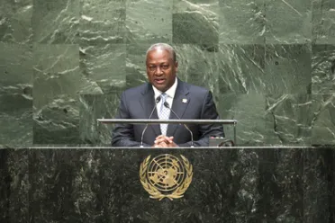 Portrait de (titres de civilité + nom) Son Excellence John Dramani MAHAMA (Président), Ghana