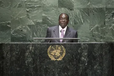 Portrait of His Excellency Robert MUGABE (President), Zimbabwe