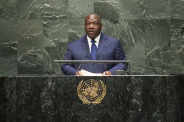 Portrait of His Excellency Ali BONGO ONDIMBA (President), Gabon