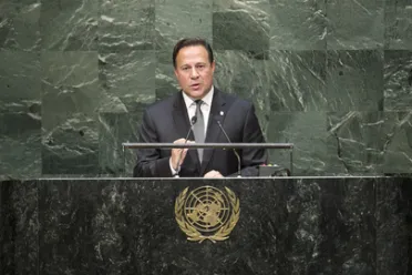 Portrait de (titres de civilité + nom) Son Excellence Juan Carlos VARELA RODRÍGUEZ (Président), Panama