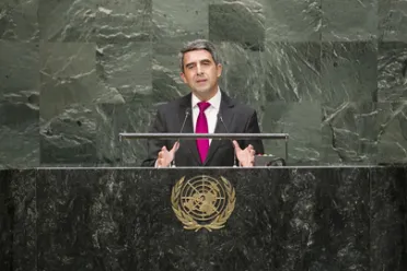 Portrait de (titres de civilité + nom) Son Excellence Rossen PLEVNELIEV (Président), Bulgarie