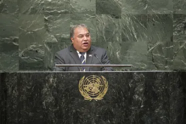 Portrait of His Excellency Baron Divavesi WAQA (President), Nauru