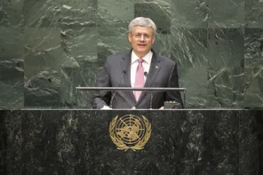Portrait de (titres de civilité + nom) Son Excellence Stephen HARPER (Premier Ministre), Canada