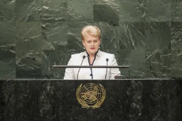 Portrait de (titres de civilité + nom) Son Excellence Dalia Grybauskaitė (Président), Lituanie