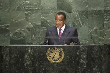 Portrait de (titres de civilité + nom) Son Excellence Denis Sassou Nguesso (Président), Congo
