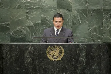 Portrait of His Excellency Carlos Raúl Morales (Minister for Foreign Affairs), Guatemala