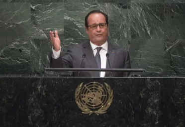 صورة شخصية (المنصب + الاسم) His Excellency François Hollande (الرئيس), فرنسا