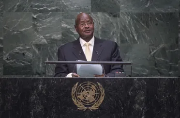 Portrait of His Excellency Yoweri Kaguta Museveni (President), Uganda