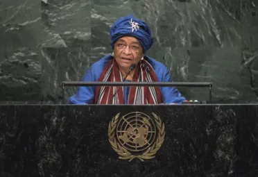 Portrait of H.E. Mrs. Ellen Johnson-Sirleaf (President), Liberia