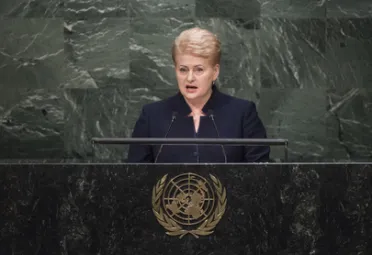 Portrait of H.E. Mrs. Dalia Grybauskaité (President), Lithuania
