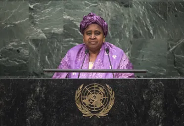Portrait of His Excellency Aja Isatou Njie-Saidy (Vice-President), Gambia (Republic of The)