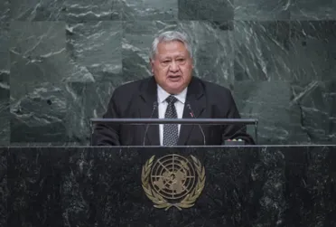 Portrait of His Excellency Tuilaepa Sailele Malielegaoi (Prime Minister), Samoa