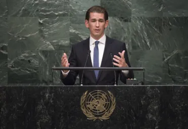 Portrait of His Excellency Sebastian Kurz (Federal Minister for European and International Affairs), Austria