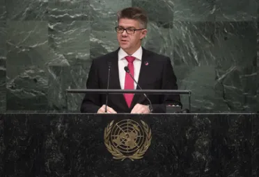 Portrait of His Excellency Gunnar Bragi Sveinsson (Minister for Foreign Affairs), Iceland
