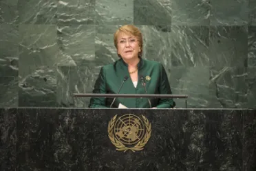 Portrait of H.E. Mrs. Michelle Bachelet Jeria (President), Chile