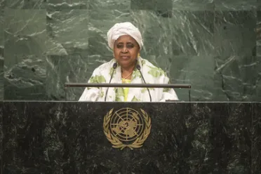 Portrait of Her Excellency Isatou Njie Saidy (Vice-President), Gambia (Republic of The)