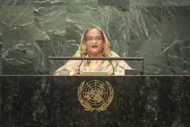 Portrait of Her Excellency Sheikh Hasina (Prime Minister), Bangladesh