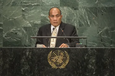 Portrait of His Excellency Taneti Maamau (President), Kiribati