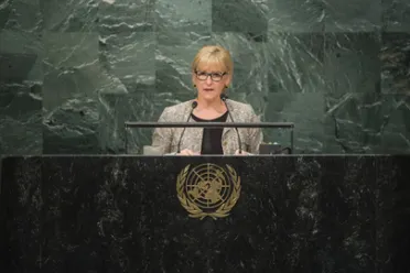 Portrait of Her Excellency Margot Wallström (Minister for Foreign Affairs), Sweden