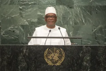 Portrait of His Excellency Ibrahim Boubacar Keita (President), Mali