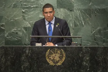 Portrait of His Excellency Andrew Holness (Prime Minister), Jamaica