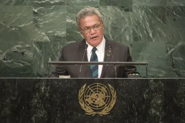 Portrait of His Excellency Enele Sosene Sopoaga (Prime Minister), Tuvalu