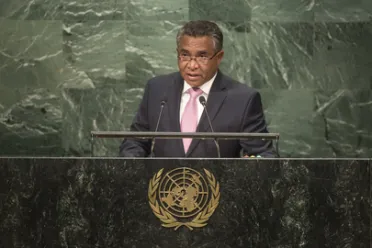 Portrait de (titres de civilité + nom) Son Excellence Rui Maria de Araújo (Premier Ministre), Timor-Leste