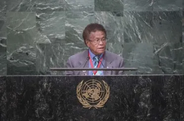 Portrait of His Excellency Caleb Otto (Permanent Representative), Palau