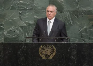 Portrait de (titres de civilité + nom) Son Excellence Michel Temer (Président), Brésil