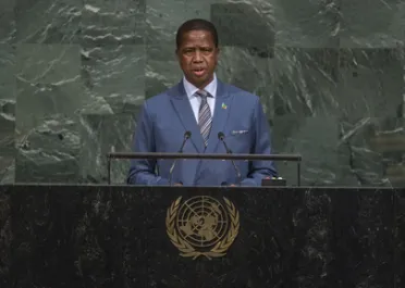 Portrait of His Excellency Edgar Chagwa Lungu (President), Zambia