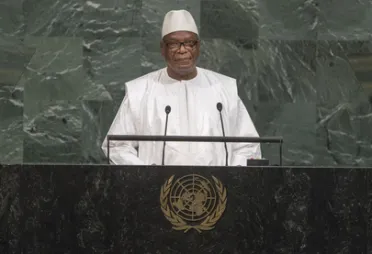 Portrait de (titres de civilité + nom) Son Excellence Ibrahim Boubacar Keita (Président), Mali