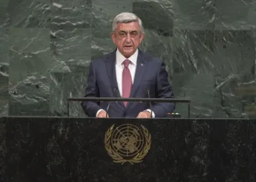 Portrait of His Excellency Serzh Sargsyan (President), Armenia