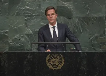 Portrait de (titres de civilité + nom) Son Excellence Mark Rutte (Premier Ministre), Pays-Bas