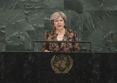 Portrait of Her Excellency Theresa May (Prime Minister), United Kingdom of Great Britain and Northern Ireland