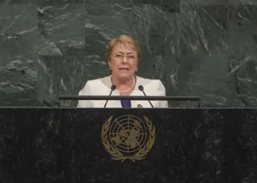 Portrait of H.E. Mrs. Michelle Bachelet Jeria (President), Chile