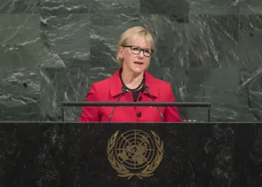 Portrait of Her Excellency Margot Wallström (Minister for Foreign Affairs), Sweden