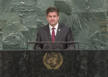 Portrait of His Excellency Miroslav Lajčák (President of the General Assembly), President of the General Assembly (closing)