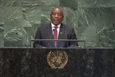 Portrait of His Excellency Matamela Cyril Ramaphosa (President), South Africa
